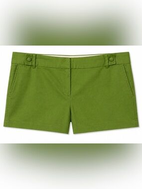 Banana Republic Women’s Cotton Blend Olive Green Shorts- 8